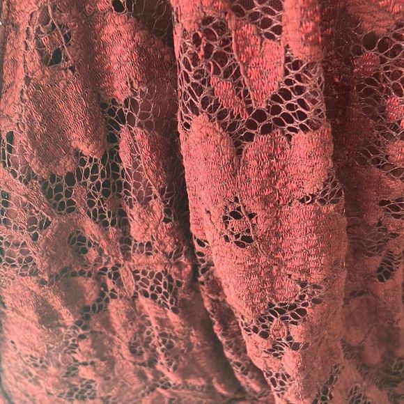 ASOS Lace Cranberry Dress - Picture 3 of 10